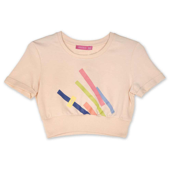 Bodytalk Παιδική κοντομάνικη μπλούζα Crop Top